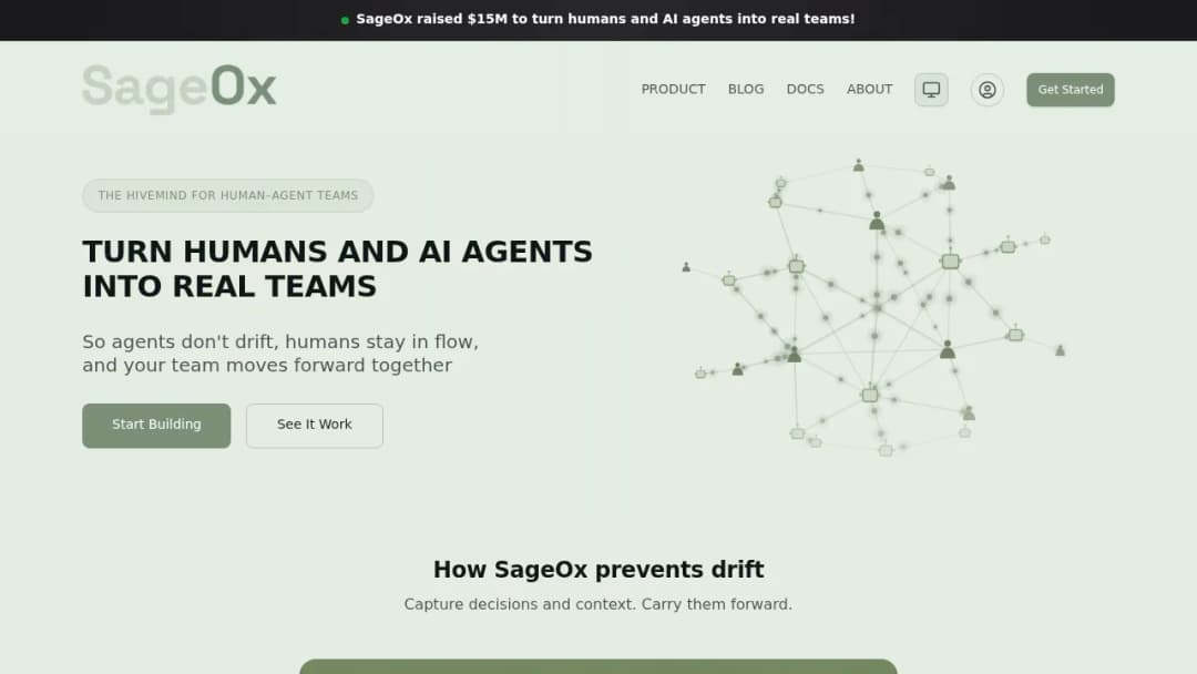 SageOx screenshot