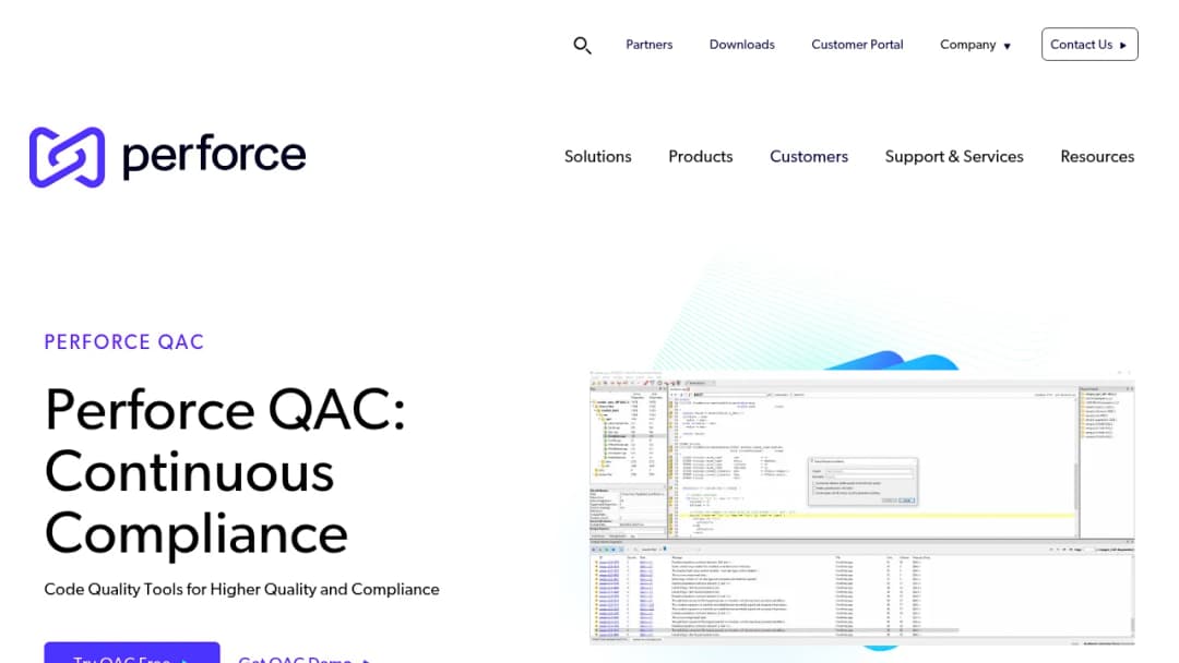 Perforce QAC screenshot