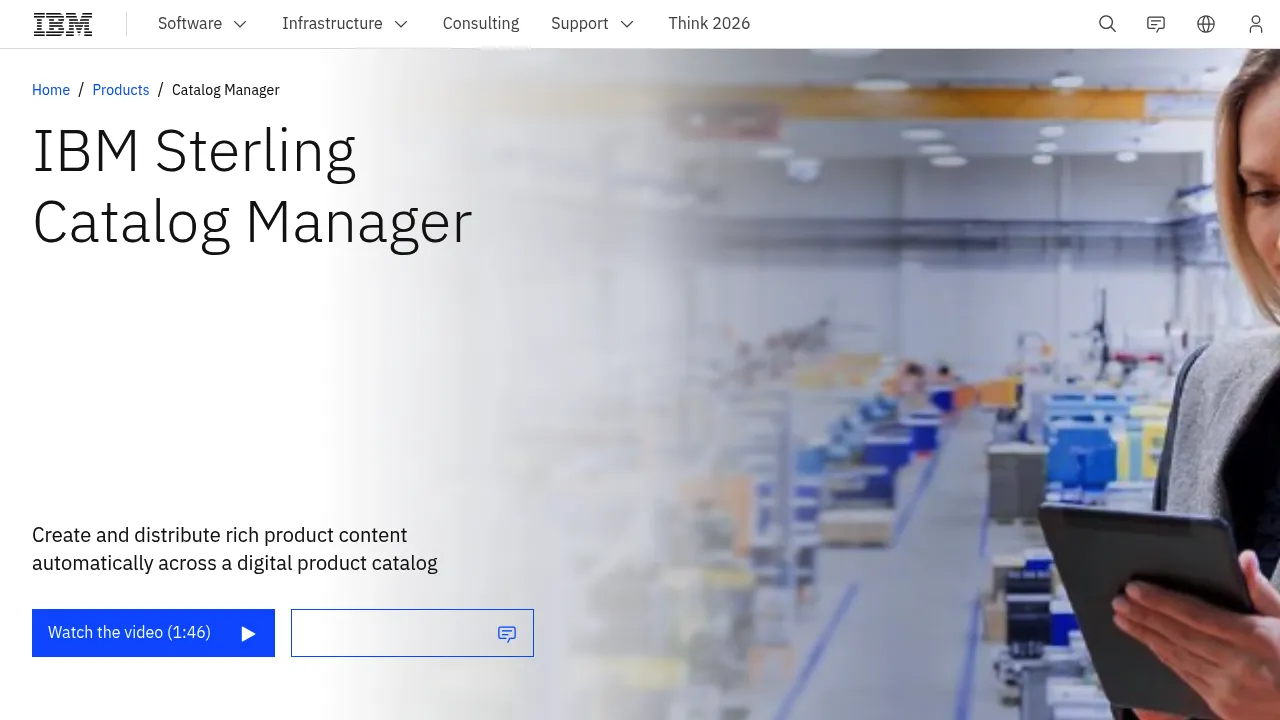 IBM Catalog Manager screenshot