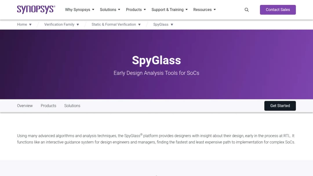 Synopsys SpyGlass screenshot