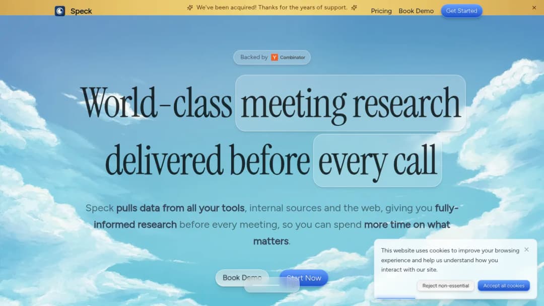 Speck screenshot