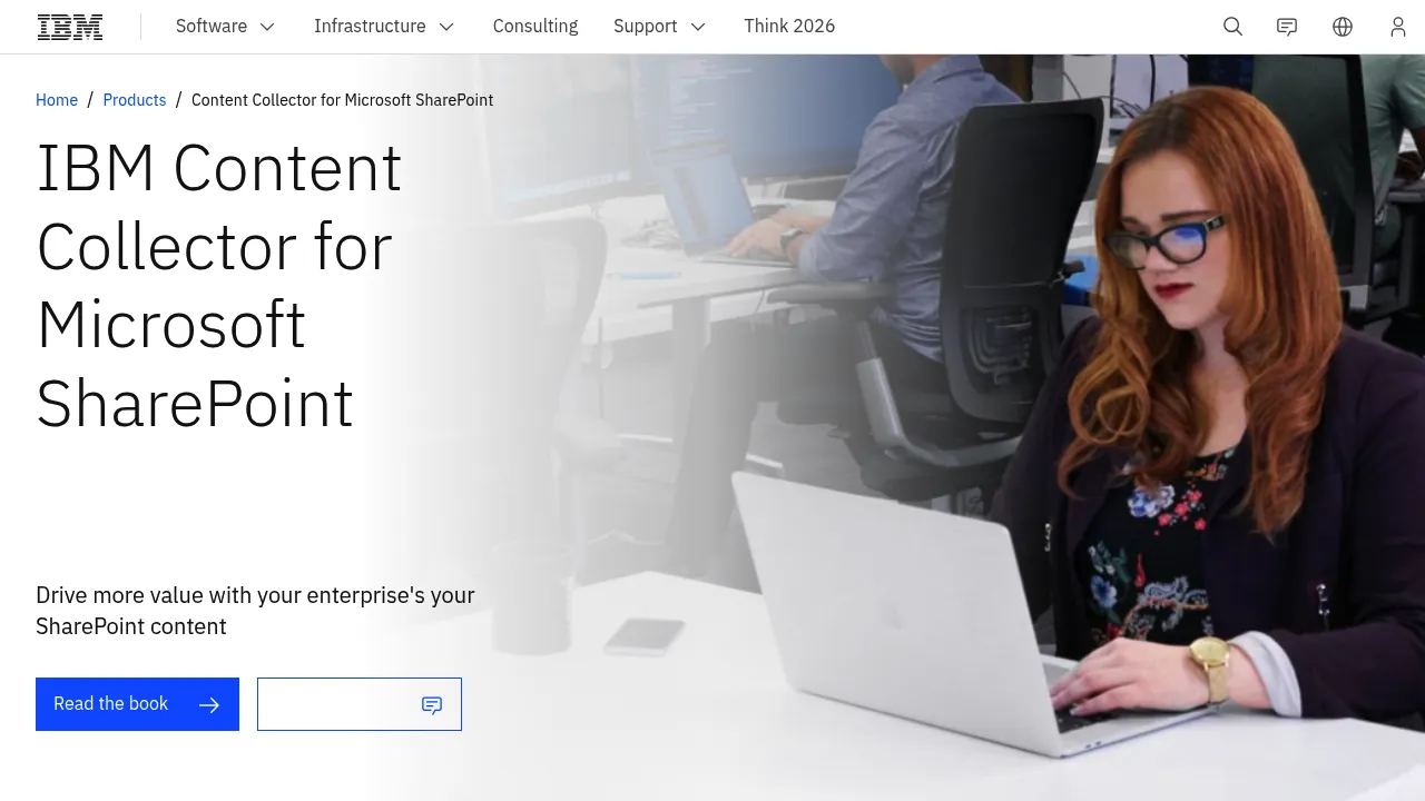 IBM Content Collector for Microsoft Sharepoi screenshot