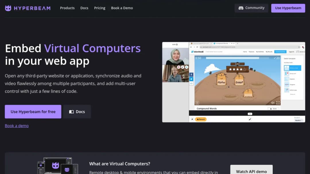 Hyperbeam screenshot