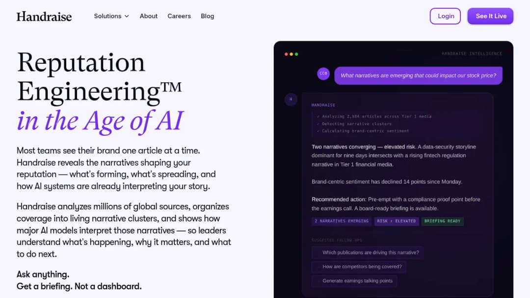 Handraise screenshot