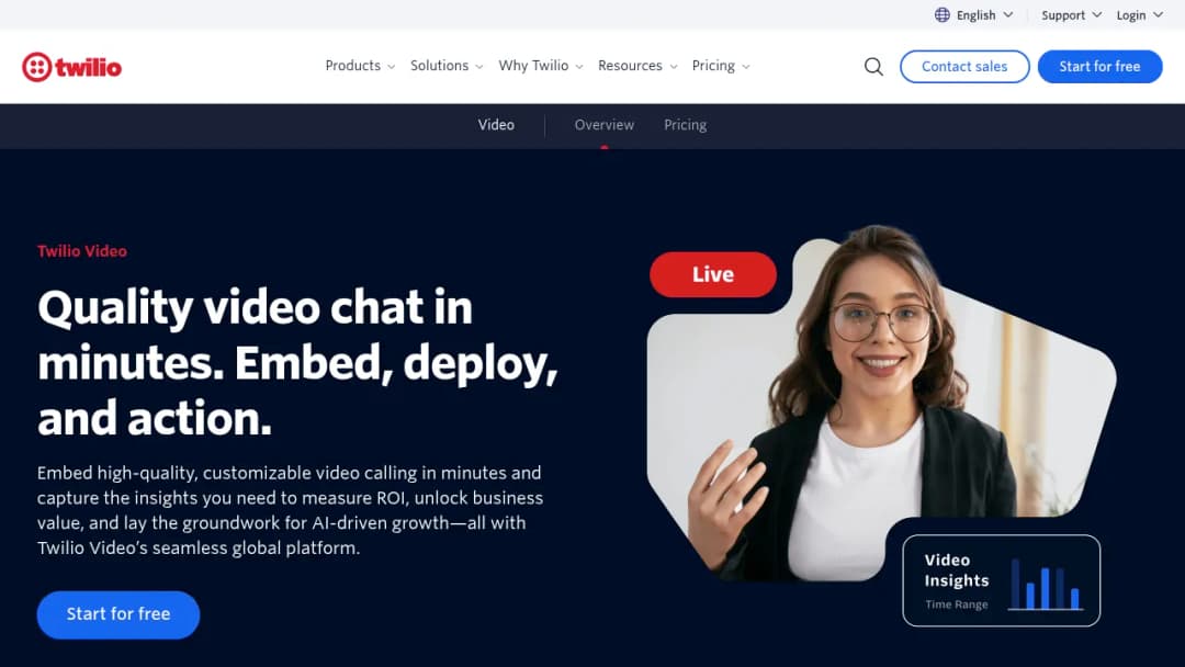 Twilio Video API screenshot