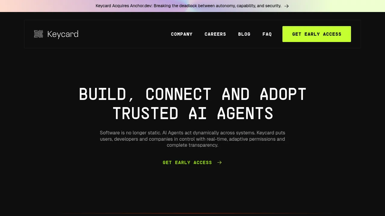 Keycard screenshot