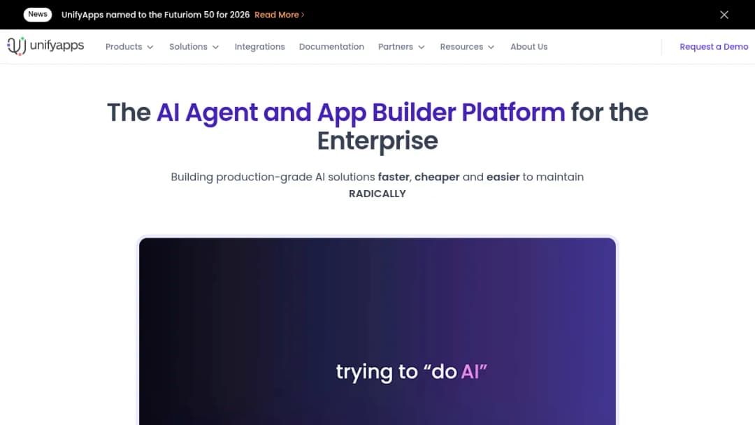 UnifyApps screenshot