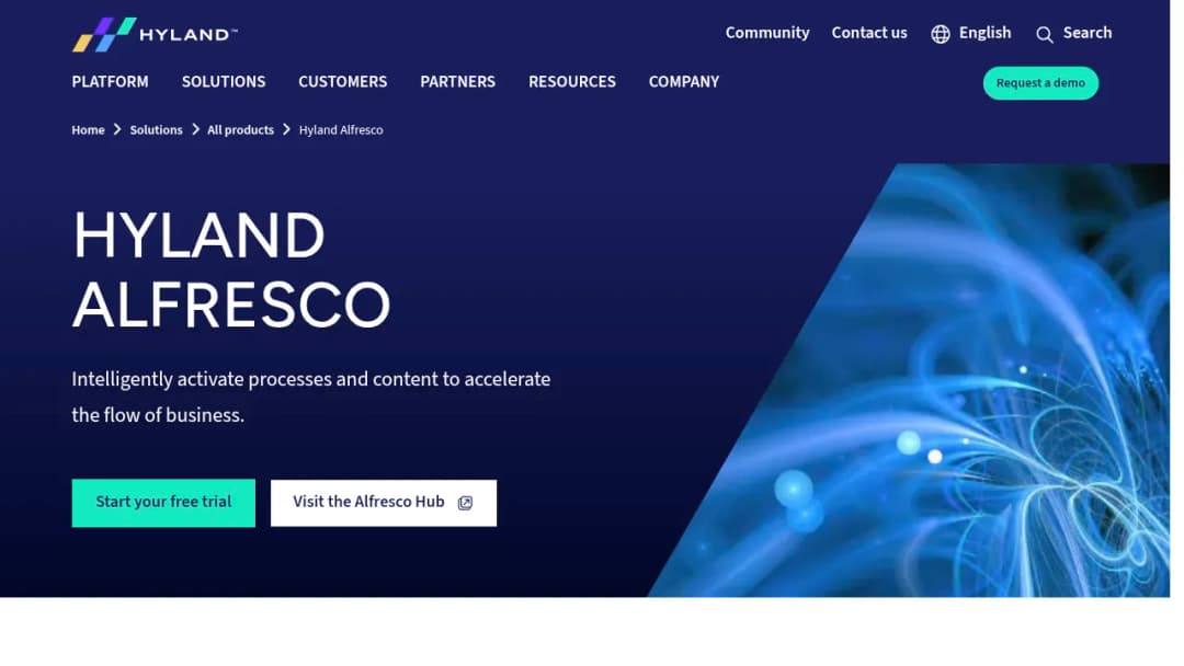 Alfresco screenshot
