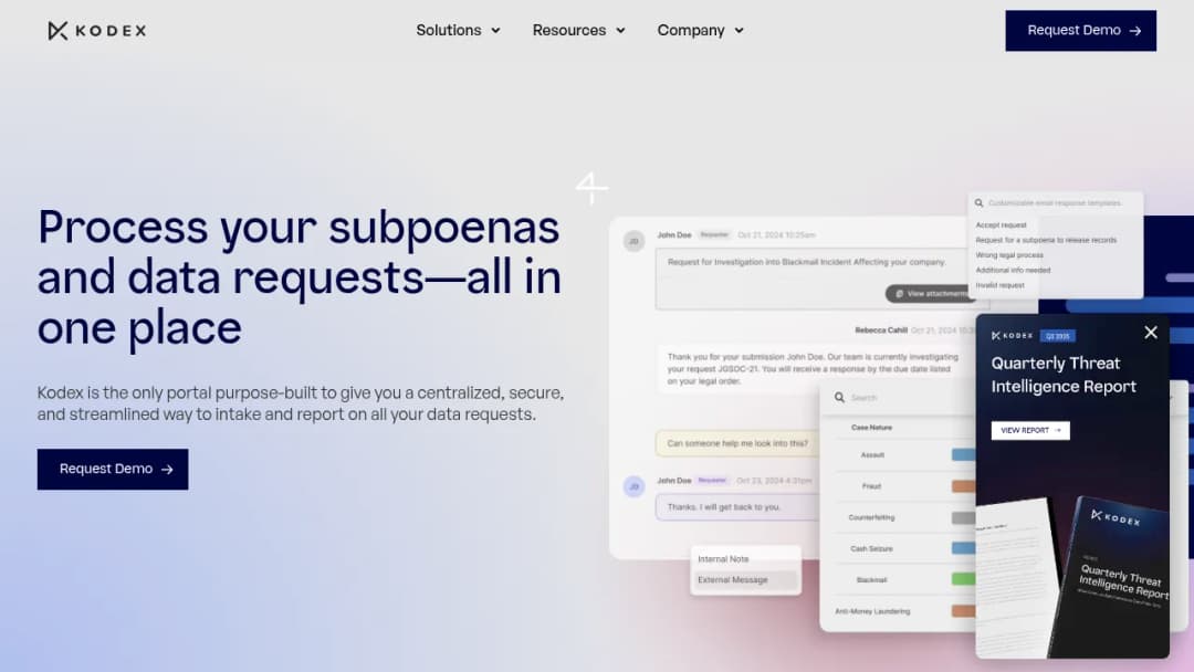 Kodex screenshot