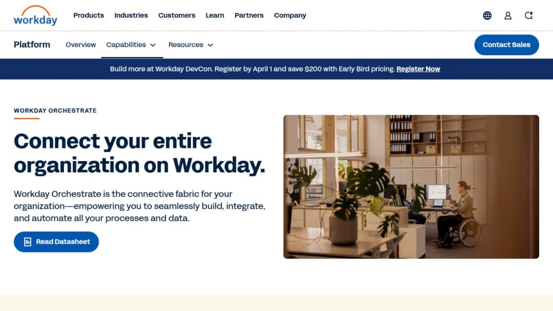 Workday Orchestrate & Integrations screenshot