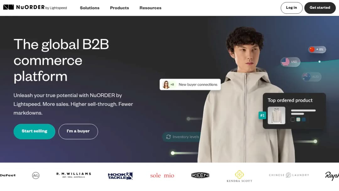 NuOrder screenshot