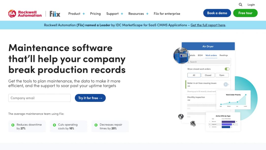 Fiix screenshot