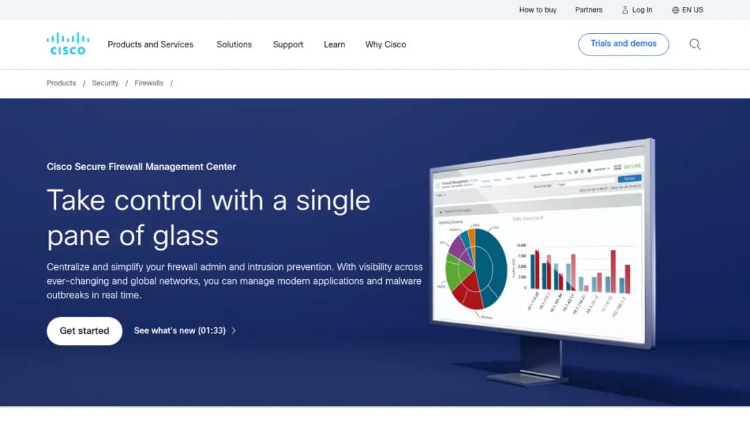 Cisco Secure Firewall Management Center screenshot