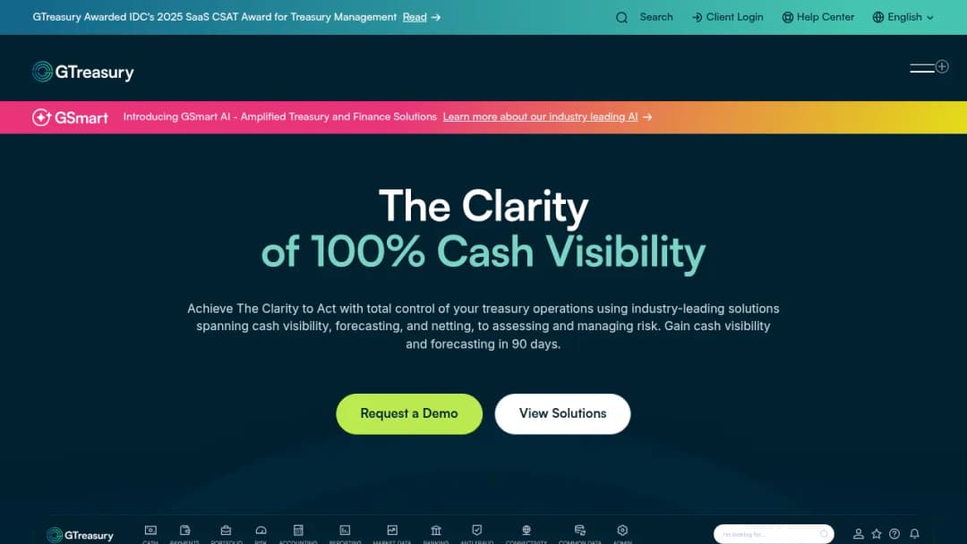 GTreasury screenshot