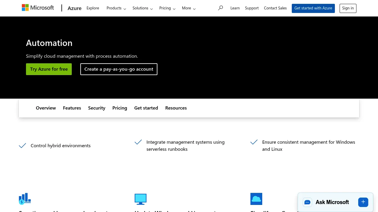 Automation screenshot