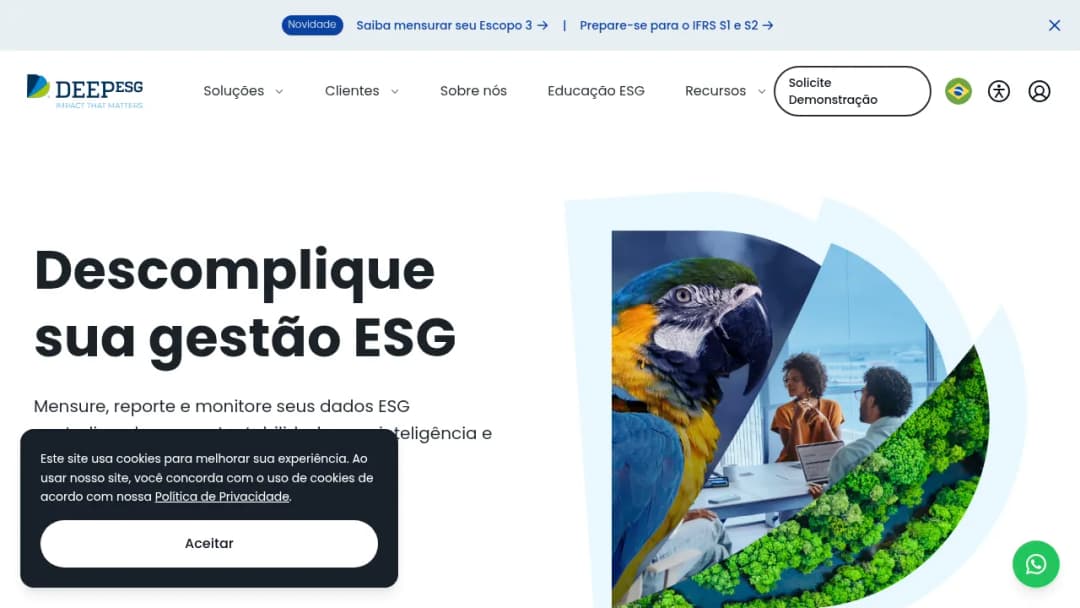 Deep ESG screenshot