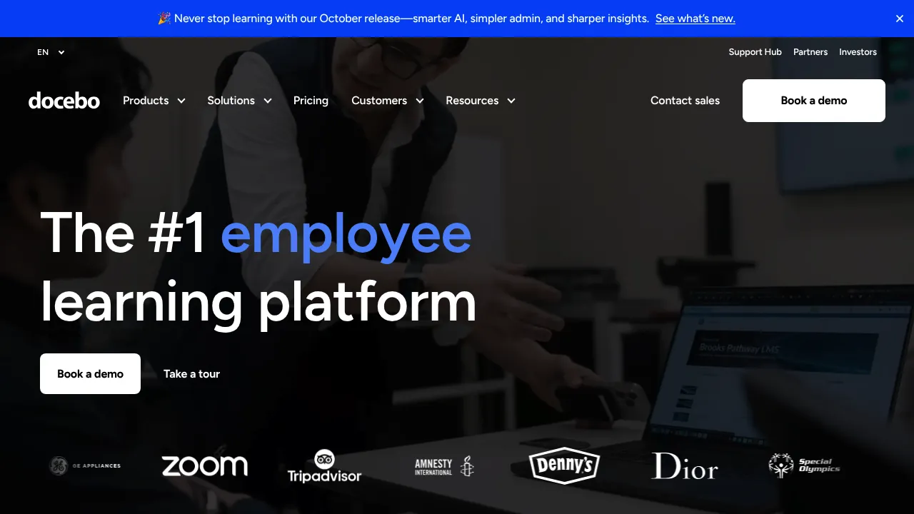 Docebo screenshot