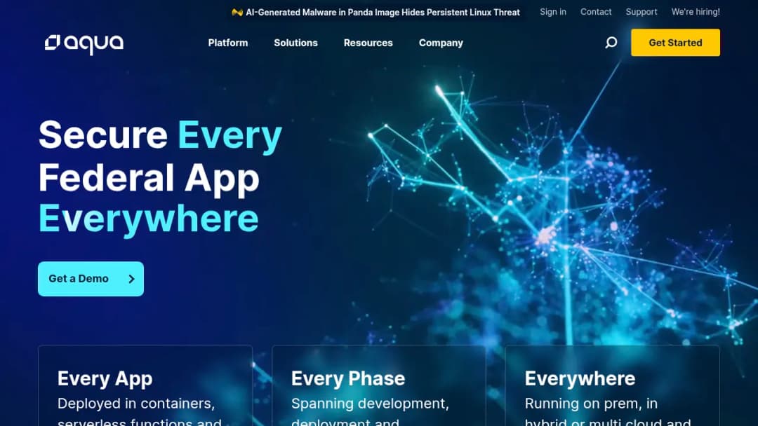 Aqua Security screenshot