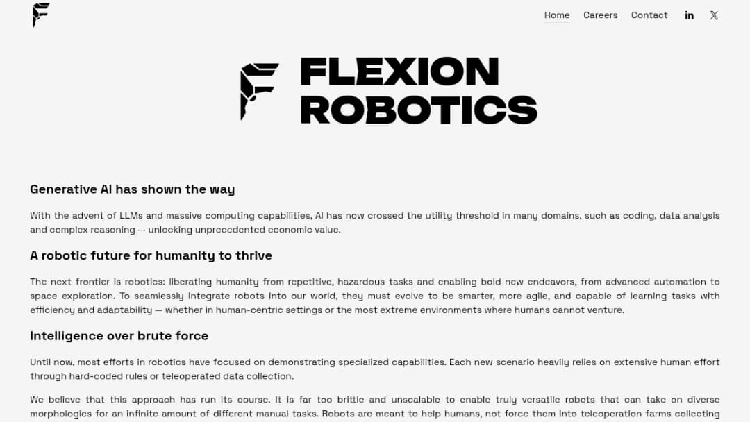 Flexion Robotics screenshot