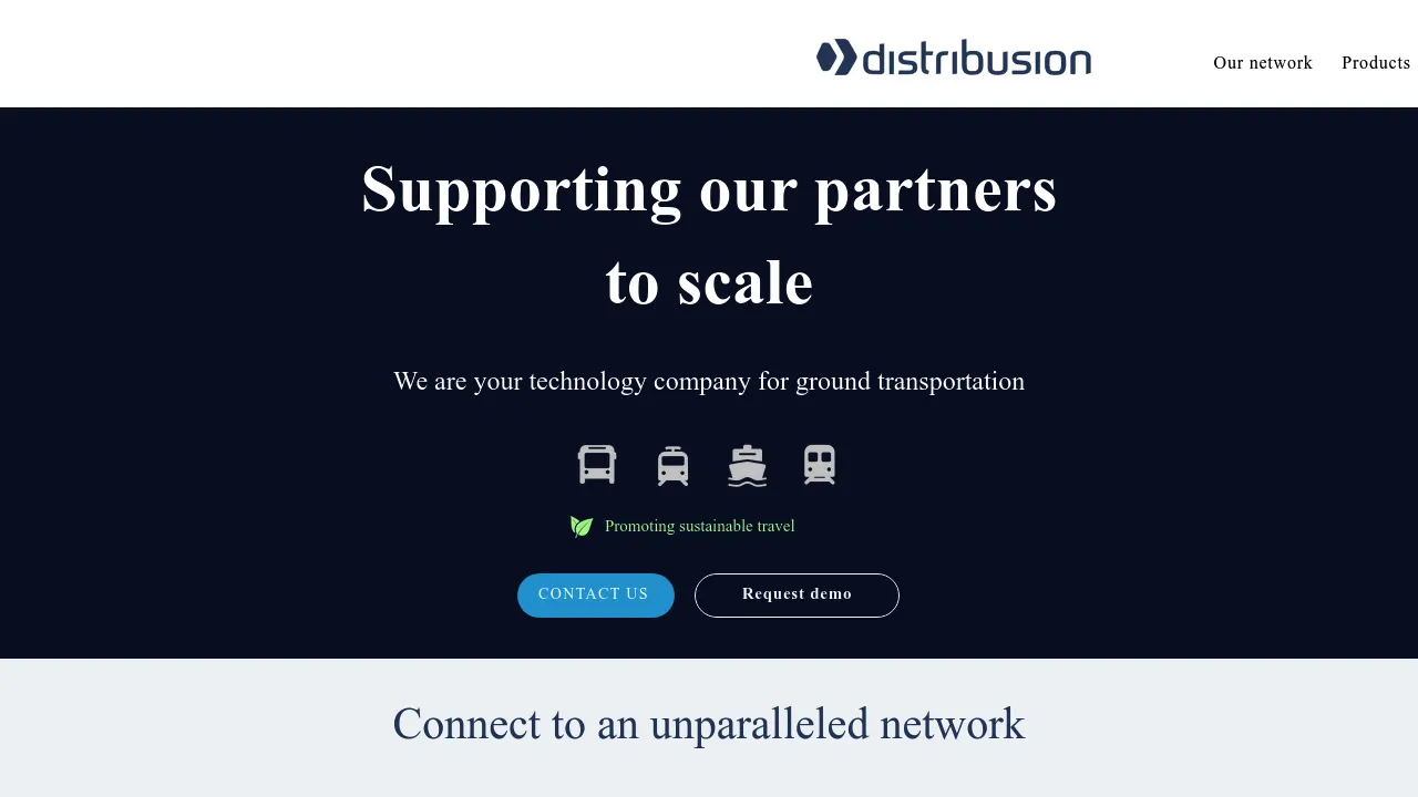 Distribusion screenshot