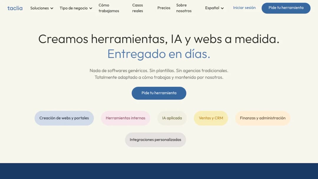 Taclia screenshot