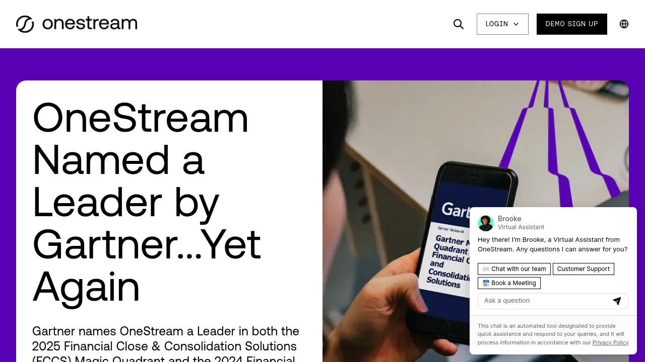 OneStream screenshot
