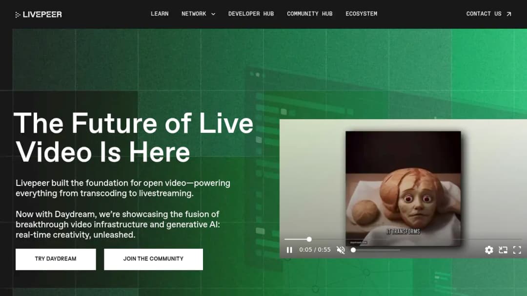 Livepeer screenshot