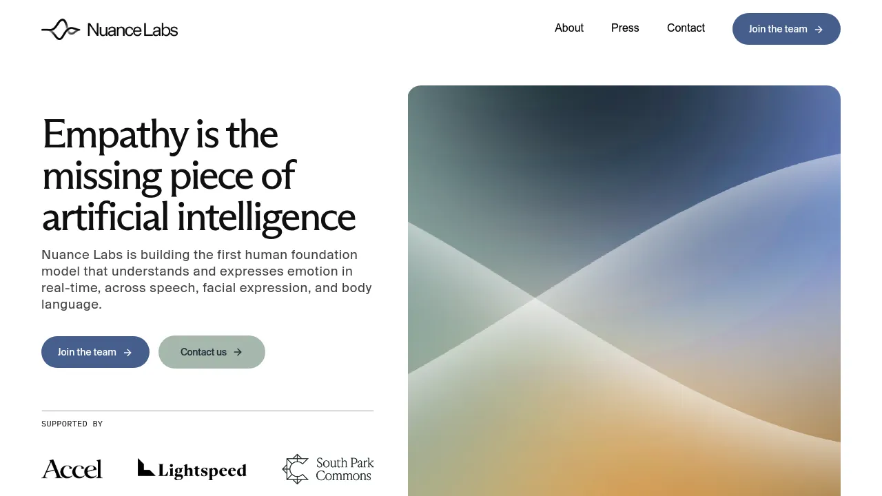 Nuance Labs screenshot