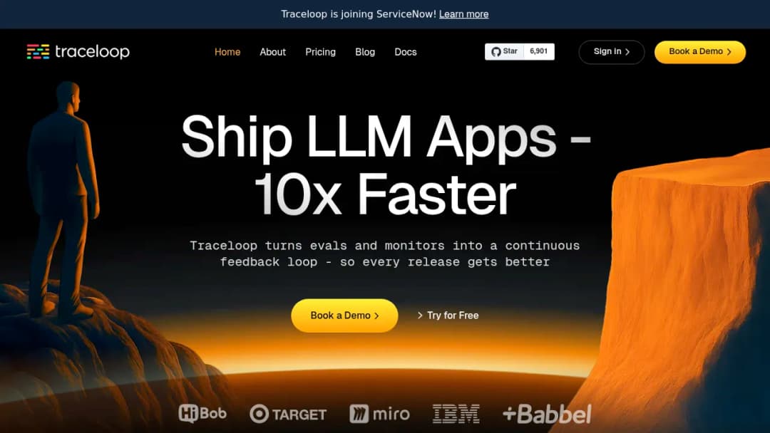 Traceloop screenshot