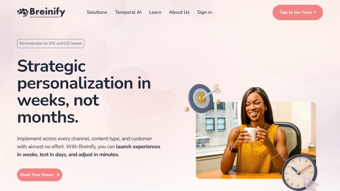 Breinify screenshot