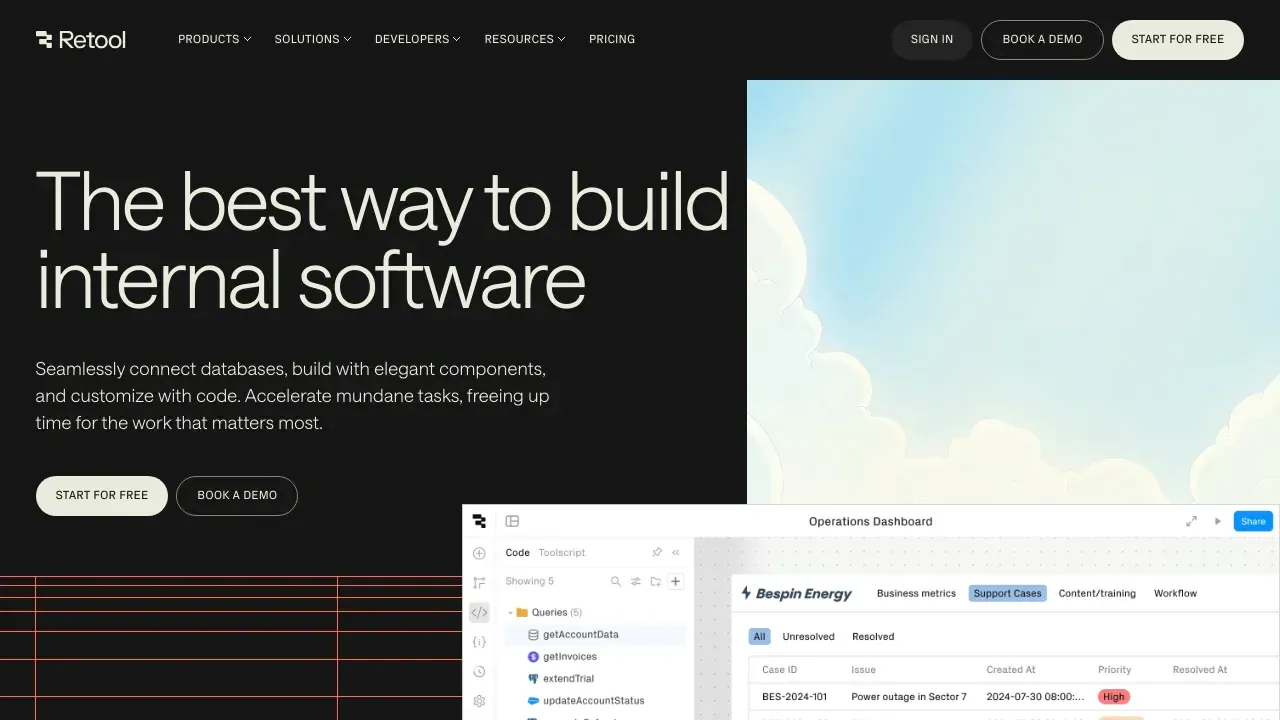Retool screenshot