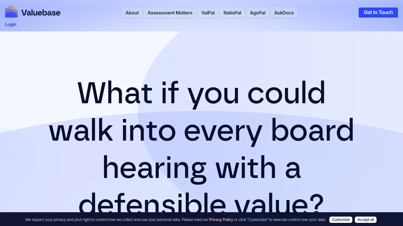 Valuebase screenshot