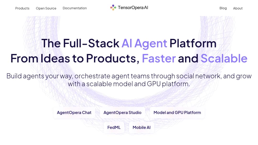 TensorOpera AI screenshot