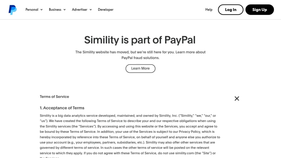 Simility screenshot