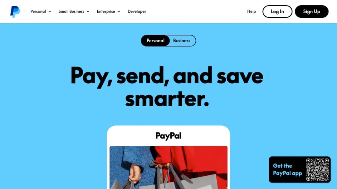 PayPal screenshot
