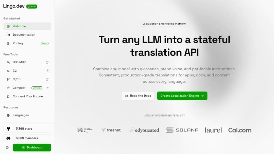 Lingo.dev screenshot