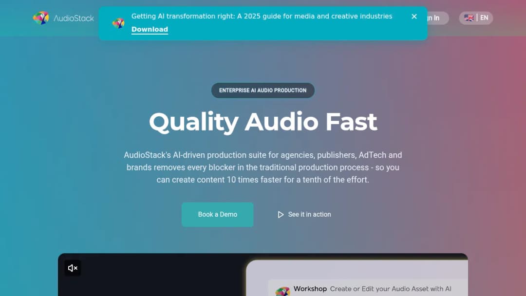 AudioStack screenshot