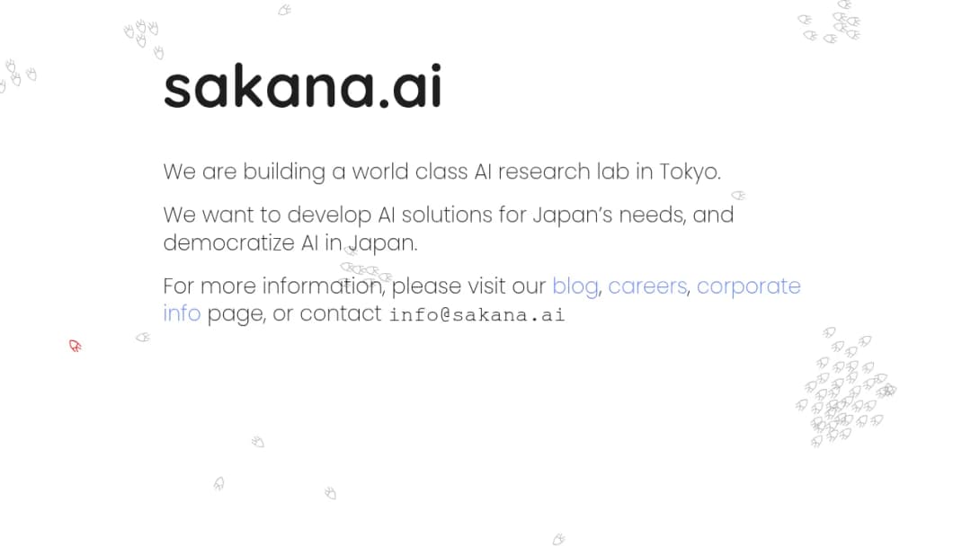 Sakana AI screenshot