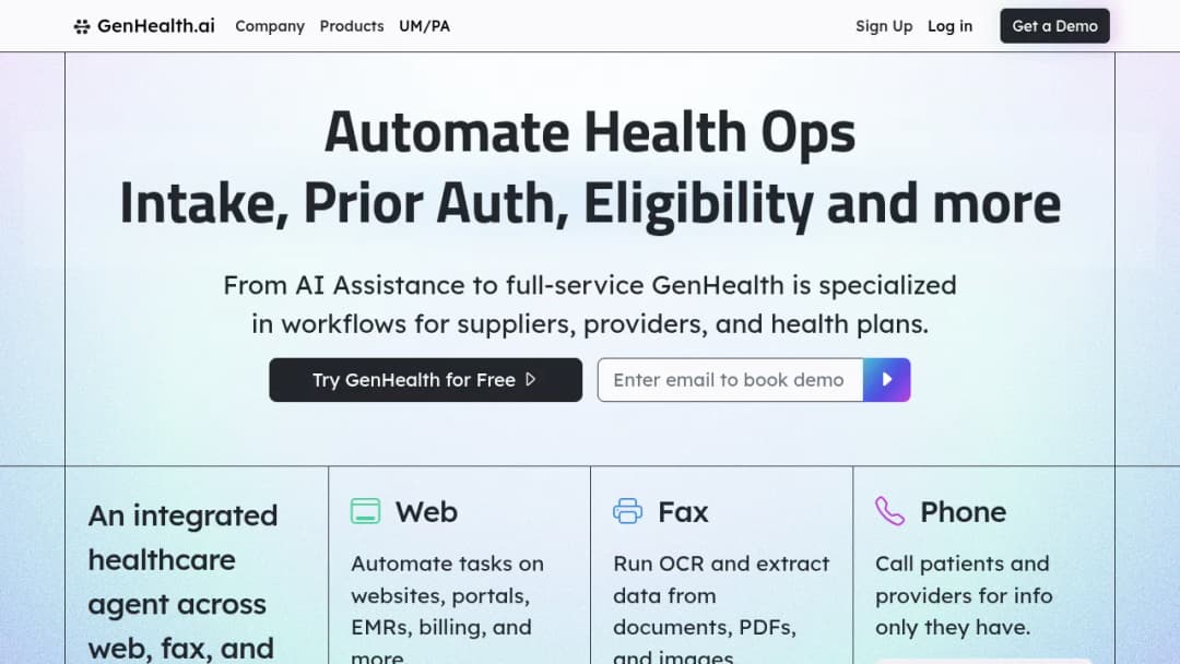 GenHealth.ai screenshot