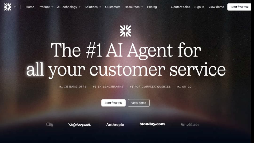 Intercom Fin screenshot