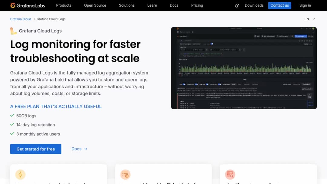 Grafana Labs Grafana Loki screenshot