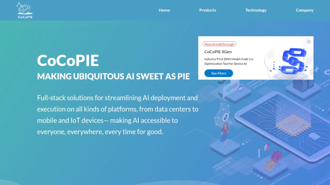 CoCoPIE Inc. screenshot