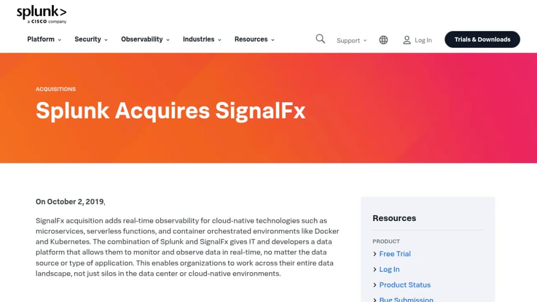 SignalFx screenshot
