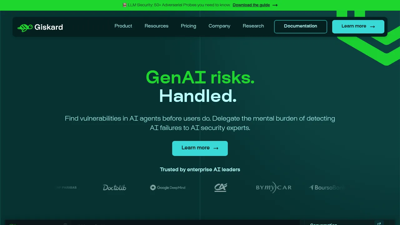 Giskard screenshot