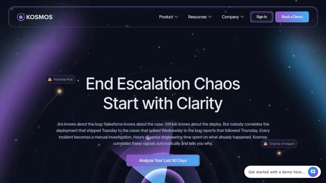 Kosmos screenshot