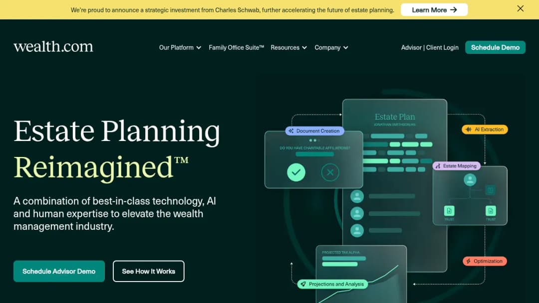 Wealth.com screenshot
