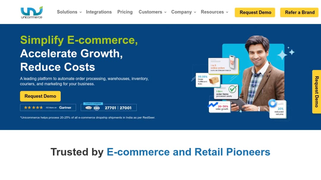 Unicommerce eSolutions screenshot