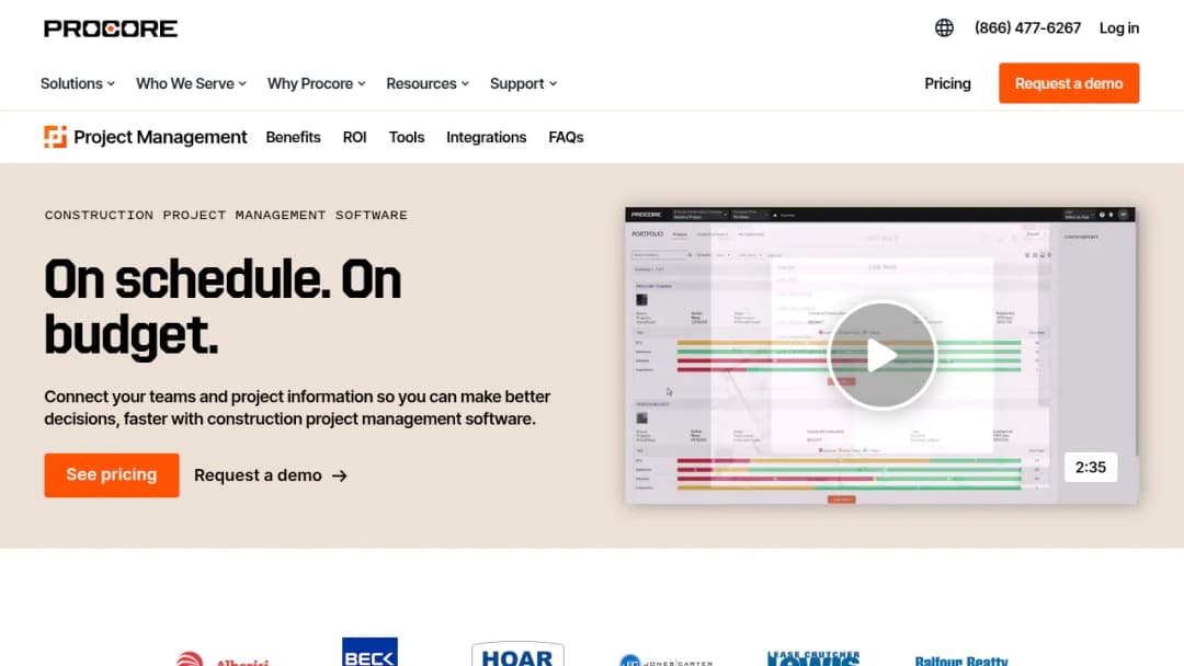 Procore Project Management screenshot