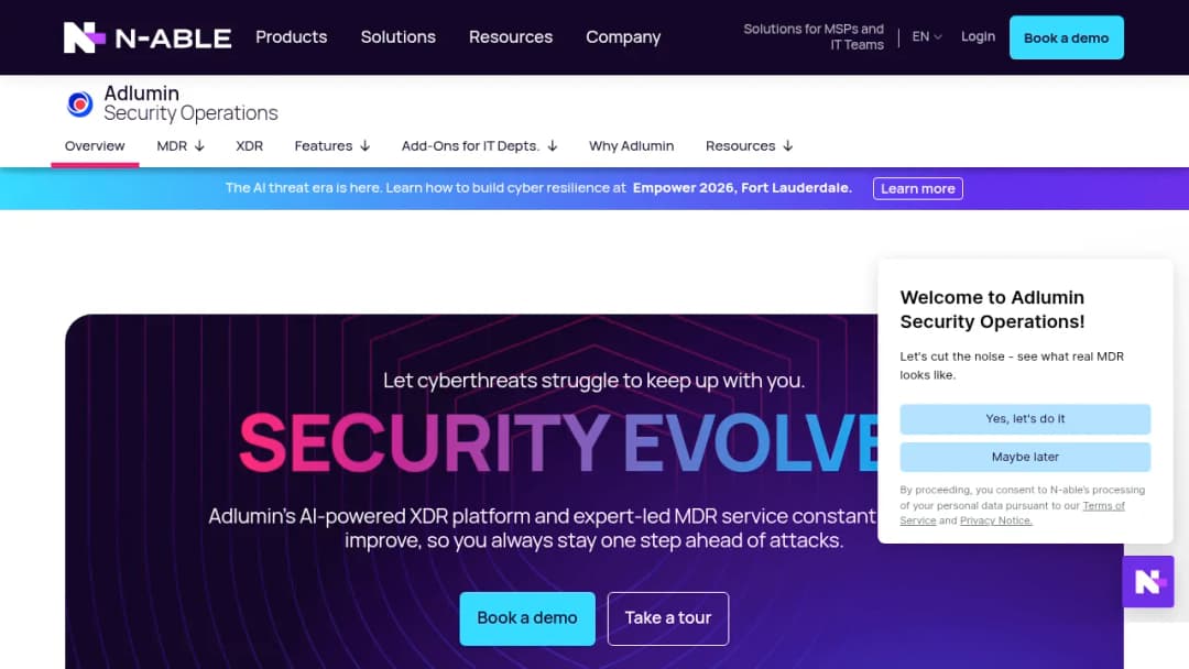 Adlumin screenshot