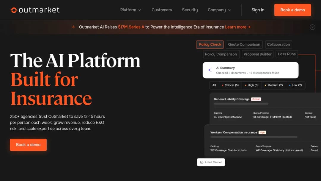 Outmarket screenshot